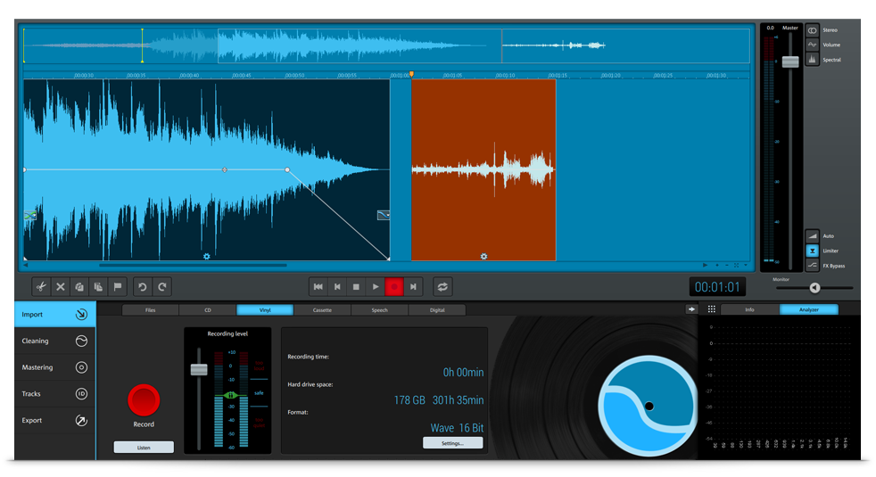 Audio Cleaning Lab Screen